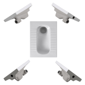 GF-SP-068 Wall Drainage Ceramic Squatting Pan